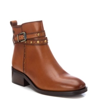 Carmela Botins em pele 161713 Castanho