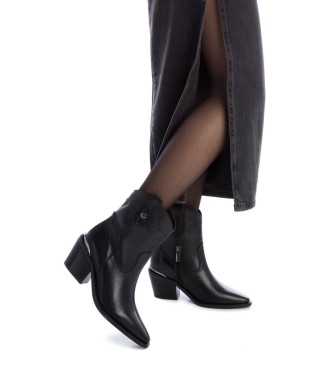 Carmela Leather Ankle Boots 161718 black