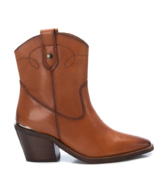 Carmela Bottines en cuir 161718 marron