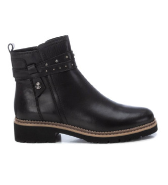 Carmela Bottines en cuir 161719 noir