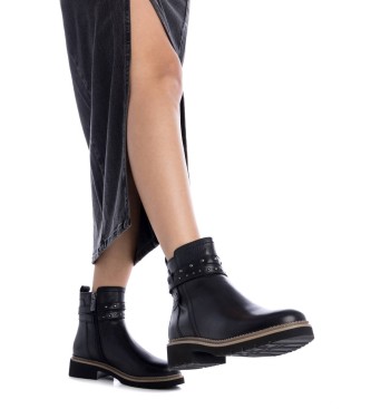 Carmela Bottines en cuir 161719 noir