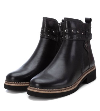 Carmela Leder-Stiefeletten 161719 schwarz