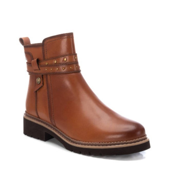 Carmela Botins em pele 161719 castanho