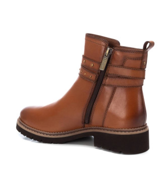 Carmela Leather Ankle Boots 161719 brown