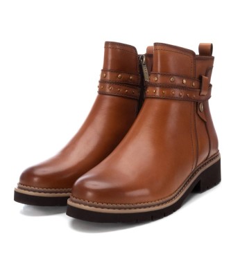 Carmela Botins em pele 161719 castanho