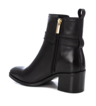 Carmela Bottines en cuir 161735 noir