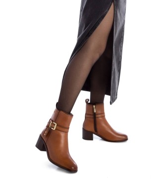 Carmela Bottines en cuir 161735 marron