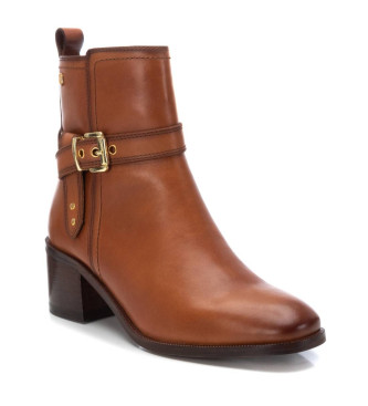 Carmela Bottines en cuir 161735 marron