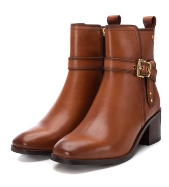 Carmela Bottines en cuir 161735 marron