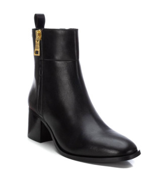 Carmela Bottines en cuir 161773 noir