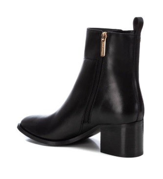 Carmela Bottines en cuir 161773 noir