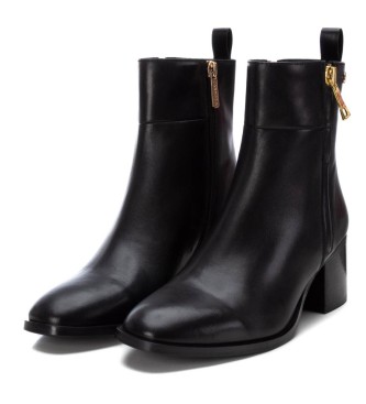 Carmela Bottines en cuir 161773 noir