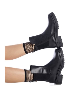 Carmela Bottines en cuir 161778 Noir