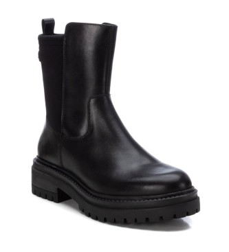 Carmela Botins em pele 161778 Preto