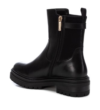 Carmela Bottines en cuir 161778 Noir