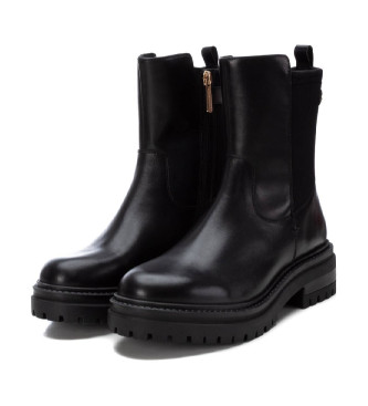 Carmela Botins em pele 161778 Preto