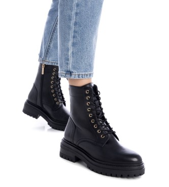 Carmela Bottines en cuir 161780 noir