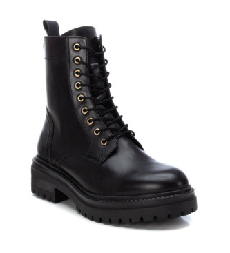 Carmela Bottines en cuir 161780 noir