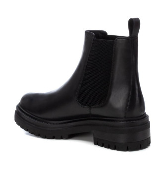 Carmela Bottines en cuir 161781 noir