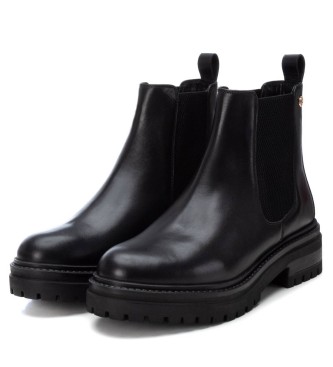 Carmela Bottines en cuir 161781 noir