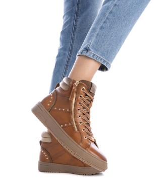 Carmela Bottines en cuir 161805 marron