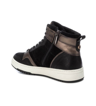 Carmela Leren sneakers 161809 zwart