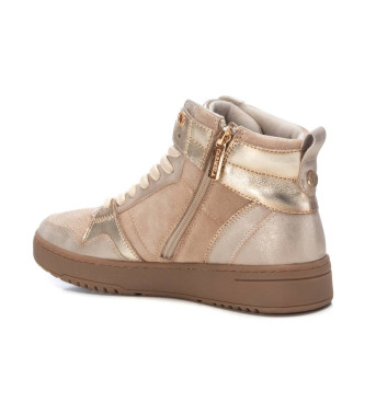 Carmela Leren sneakers 161809 beige