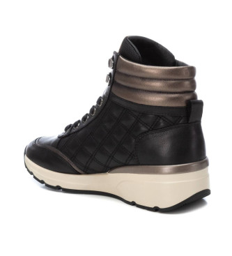 Carmela Bottines en cuir 161821 noir