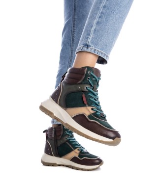 Carmela Botins em pele 161829 Verde