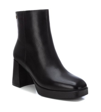 Carmela Bottines en cuir 161846 noir