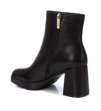 Carmela Bottines en cuir 161846 noir