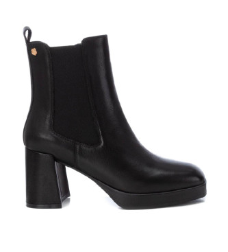 Carmela Bottines en cuir 161848 noir