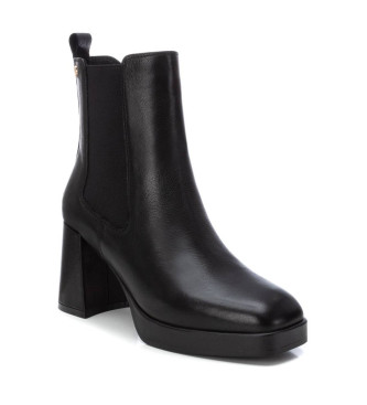 Carmela Bottines en cuir 161848 noir