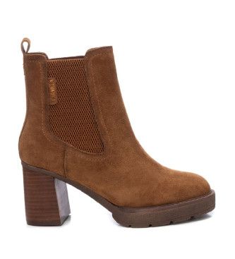 Carmela Botins em pele 161856 castanho