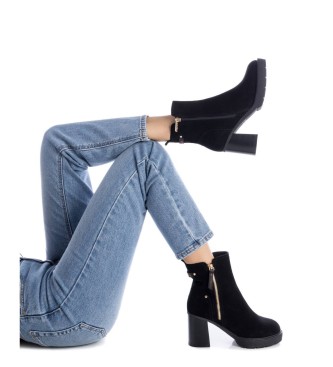 Carmela Bottines en cuir 161858 Noir