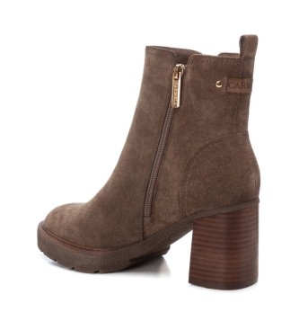 Carmela Bottines en cuir 161858 marron