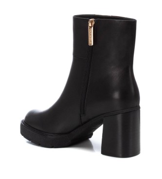 Carmela Bottines en cuir 161864 noir