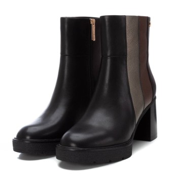 Carmela Bottines en cuir 161864 noir