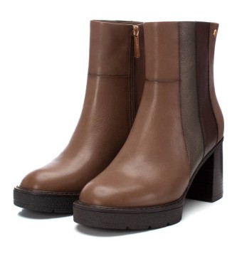 Carmela Leather Ankle Boots 161864 brown