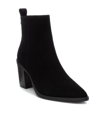 Carmela Leather Ankle Boots 161895 Black