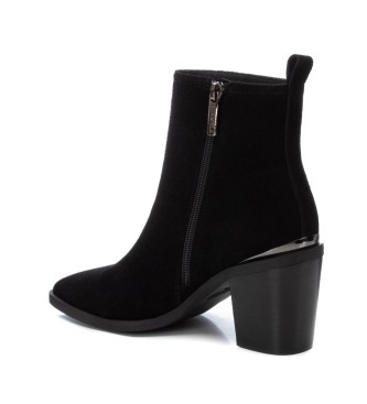 Carmela Leather Ankle Boots 161895 Black