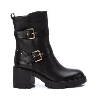 Carmela Bottines en cuir 161896 noir