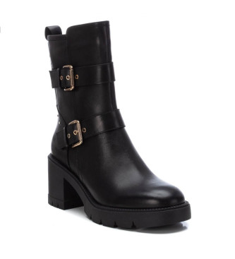 Carmela Bottines en cuir 161896 noir