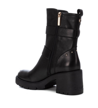 Carmela Bottines en cuir 161896 noir