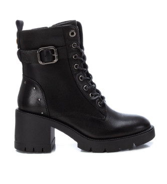 Carmela Botins em pele 161901 preto