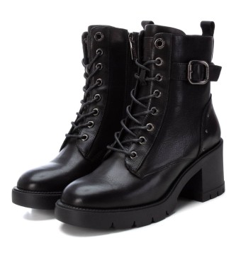 Carmela Botins em pele 161901 preto