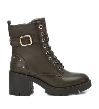 Carmela Bottines en cuir 161901 vertes