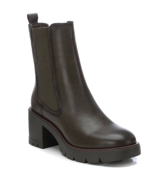 Carmela Bottines en cuir 161902 vertes