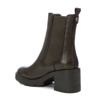 Carmela Bottines en cuir 161902 vertes