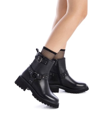 Carmela Botins em pele 161909 preto